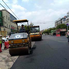 哈尔滨景区黑色沥青路面铺设